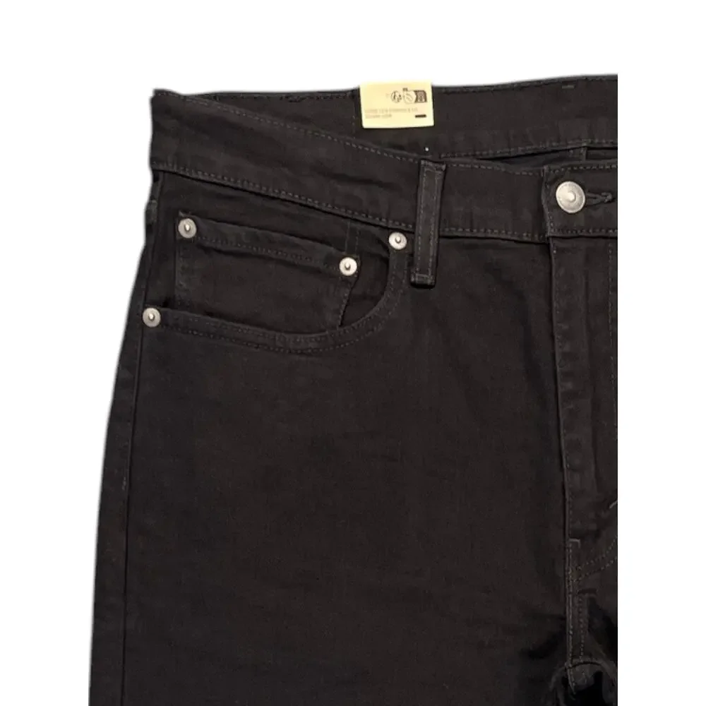 Levi’s 502 Taper Stretch Jeans Black Men’s 36x32 NWT
